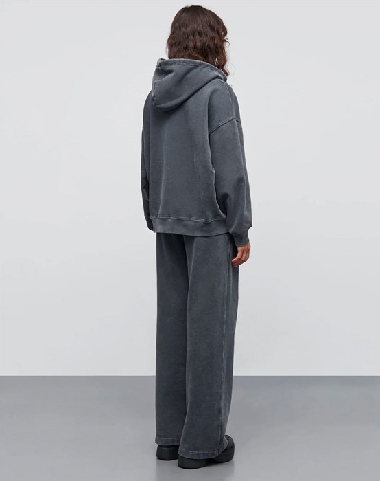 Compact Cotton Alpa Zip Hoodie - Asphalt